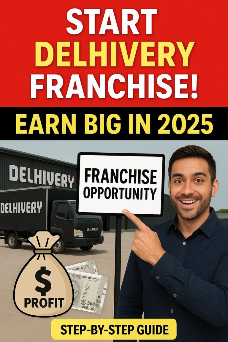 Start Delhivery Franchise in India – Franchise Opportunity, Earn Big in 2025 with Profitable Business Model