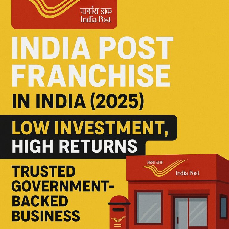 India Post Franchise 2025 – Low Investment, High Returns Government Business Opportunity in India