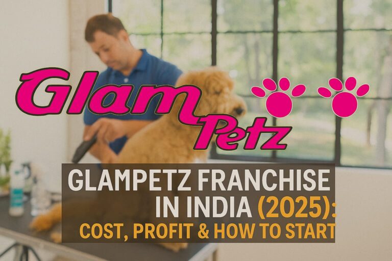 Luxury pet grooming at GlamPetz salon in India – Franchise opportunity 2025 with premium branding