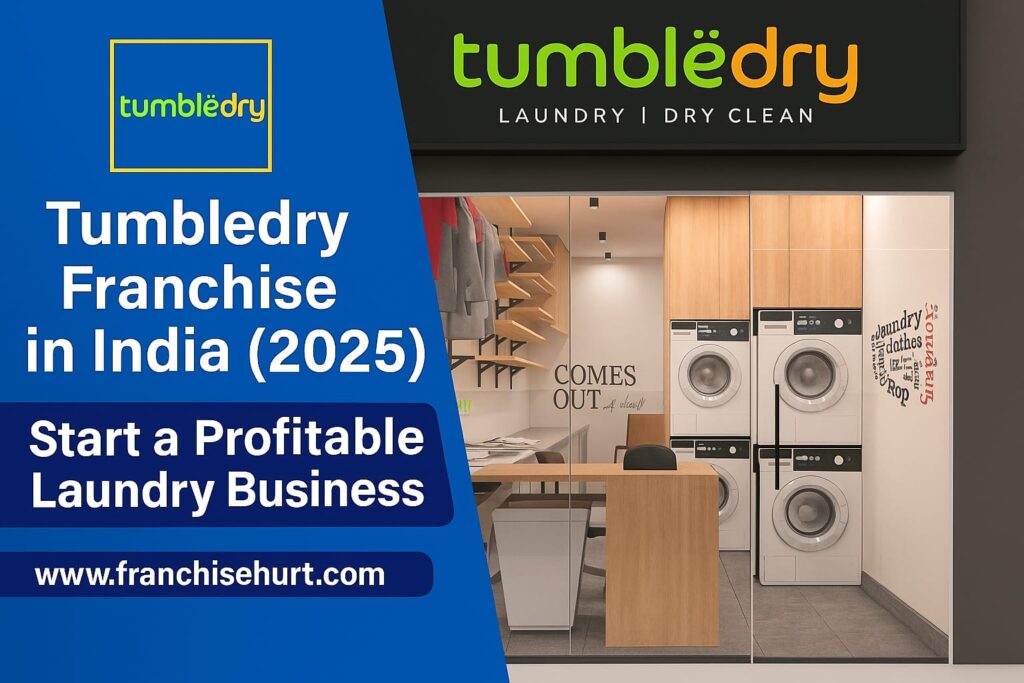 Tumbledry Franchise in India 2025 – Profitable laundry and dry-clean business opportunity with low investment and high returns.
