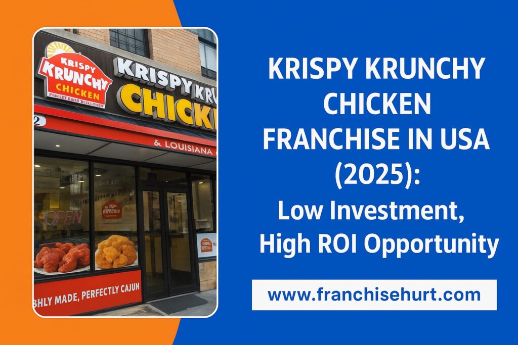 Krispy Krunchy Chicken Franchise in USA 2025 – Low investment fast-food business with high ROI and profitable opportunities.