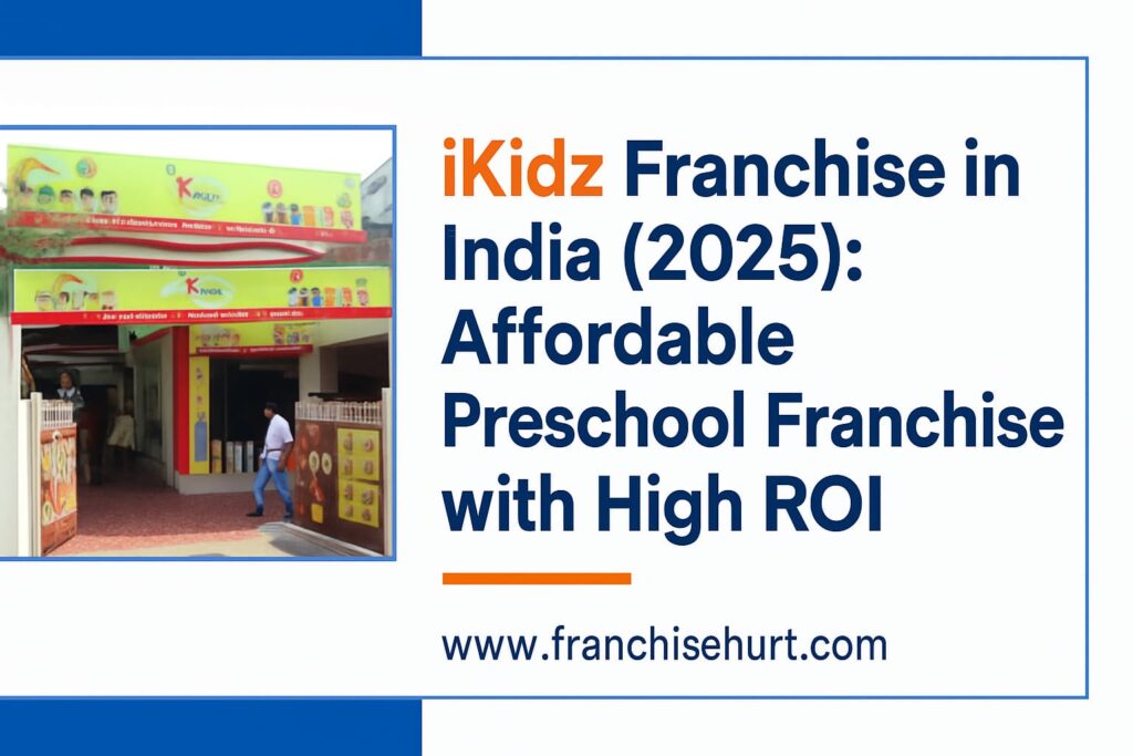 Affordable iKidz Preschool Franchise Center Front View in India 2025 – High ROI Play School Opportunity
