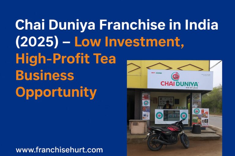 Chai Duniya franchise outlet in India 2025 – low investment, high profit tea shop opportunity for entrepreneurs.