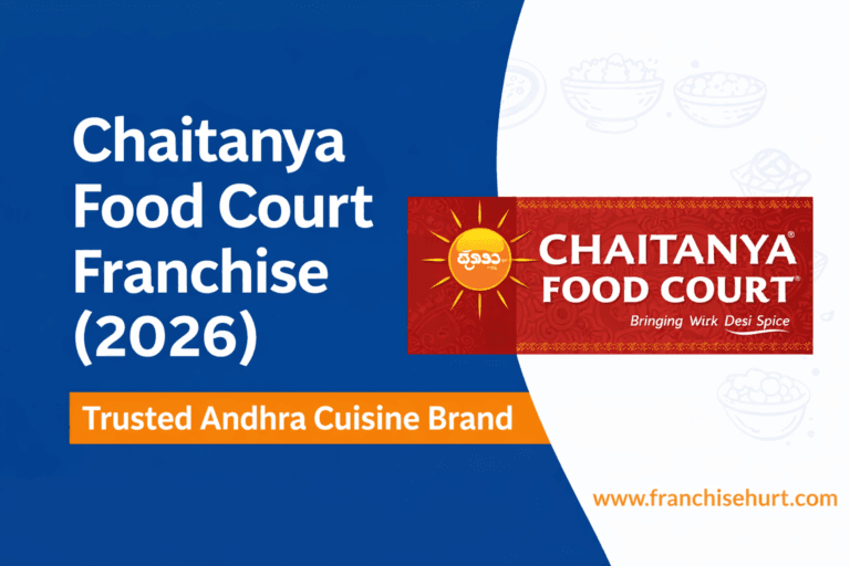 Chaitanya Food Court franchise thumbnail featuring authentic Andhra cuisine brand and FranchiseHurt