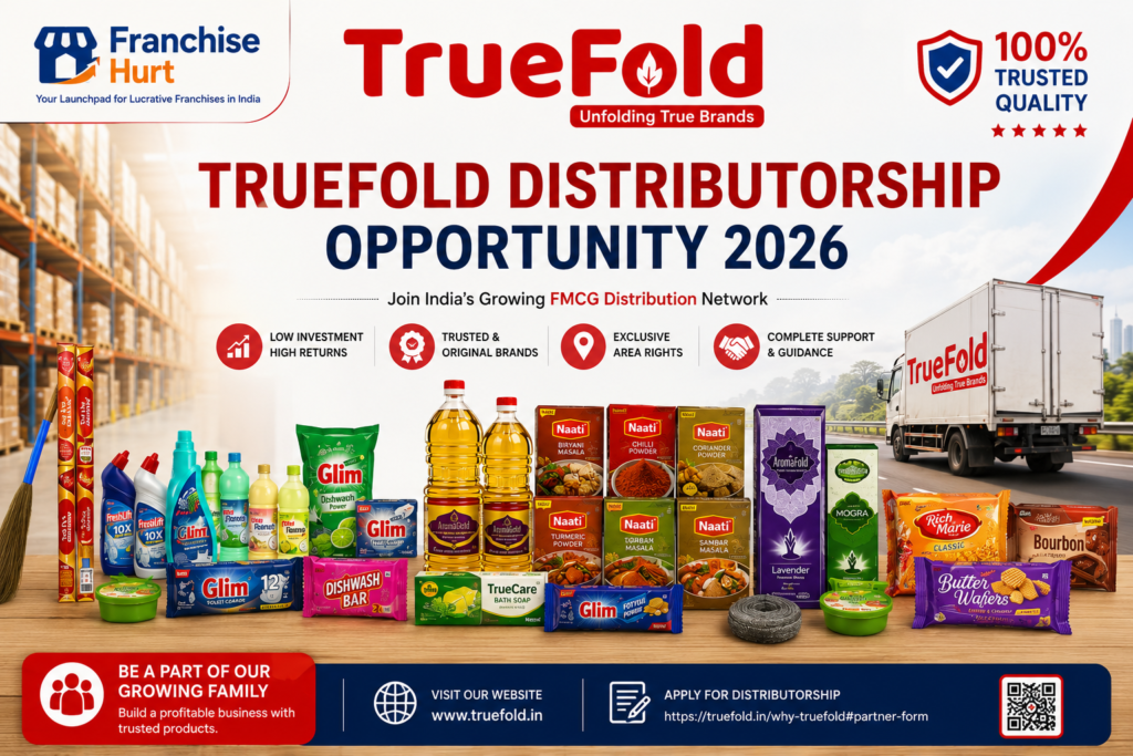TrueFold Distributorship Opportunity 2026 with FMCG products, warehouse, and logistics support